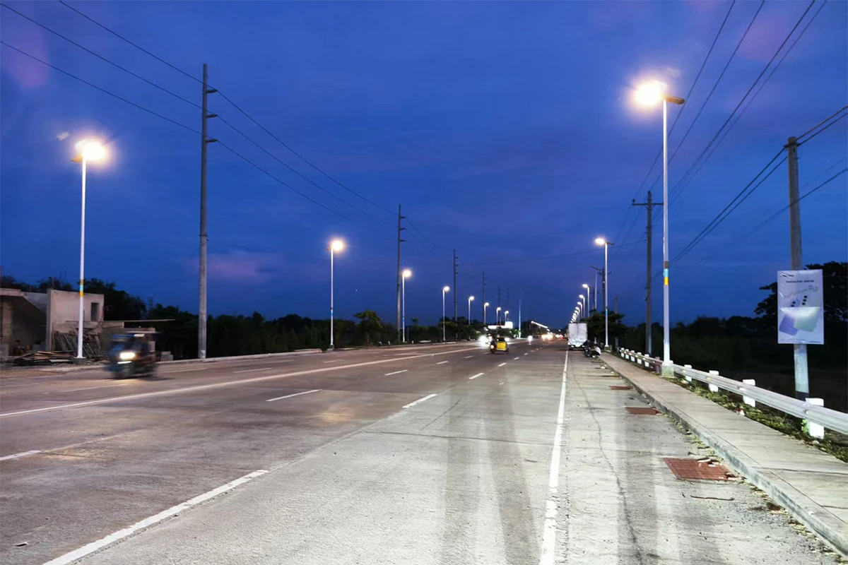 Integrated solar power street light Integrated solar power street light